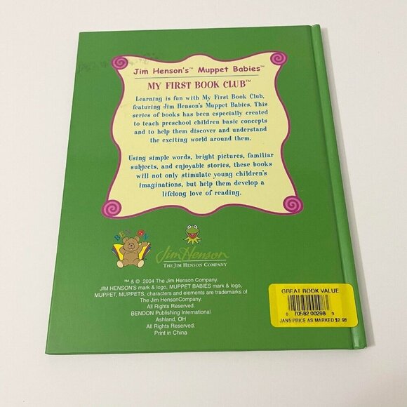 2004 Muppet Babies Baby Kermits Opposites Jim Henson Book - Picture 3 of 16